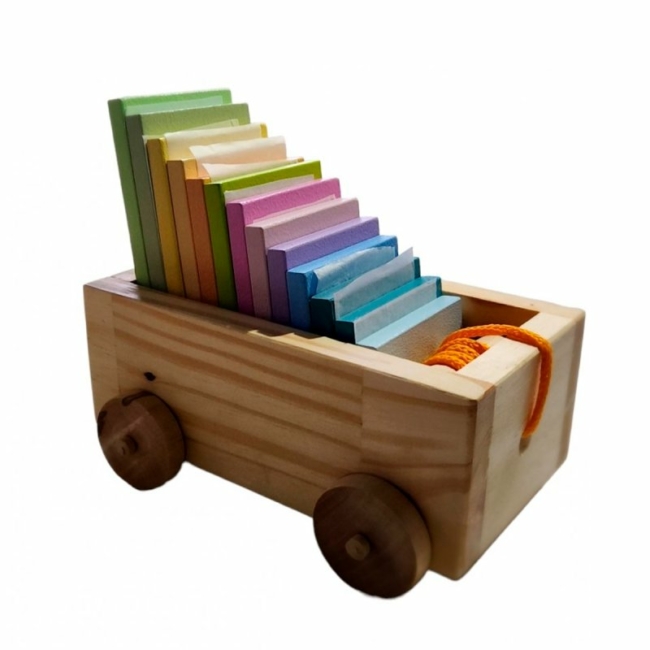 Carrito Arcoiris Pastel